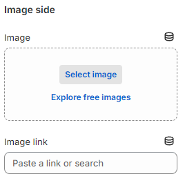 mega menu split media image side